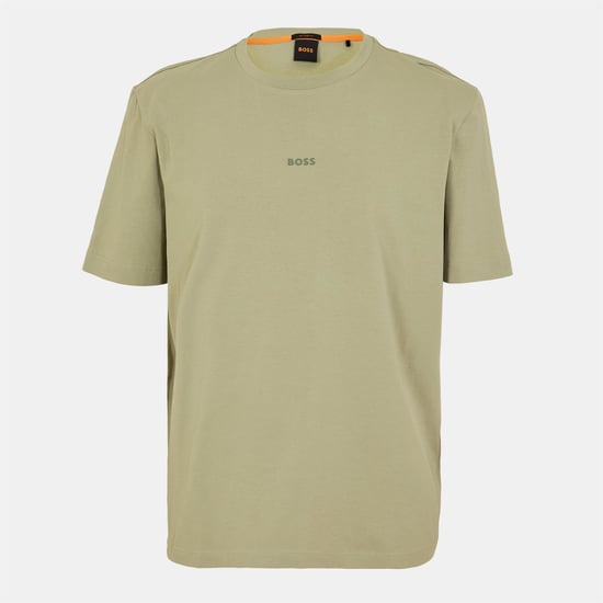 Men's Boss Oversized T-Shirt in .Open Green - Image 1