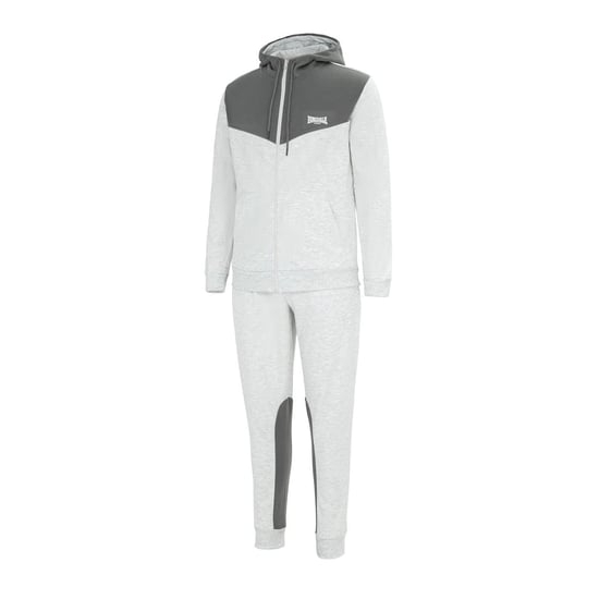 Men's Lonsdale Tracksuit in Grey/Black - Image 3