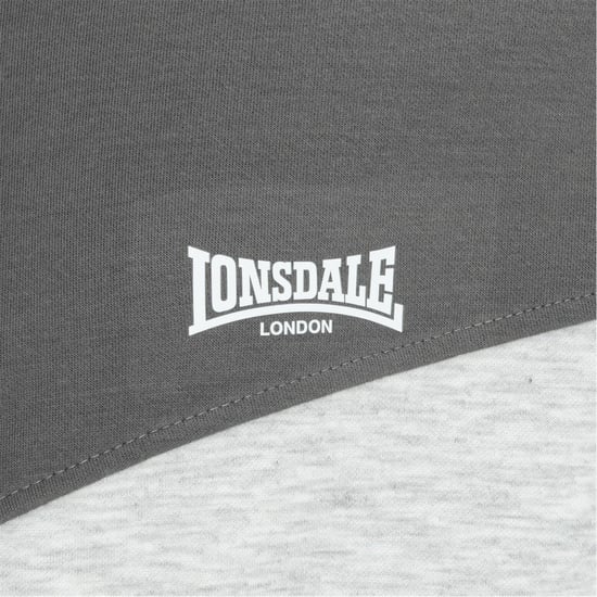 Men's Lonsdale Tracksuit in Grey/Black - Image 4