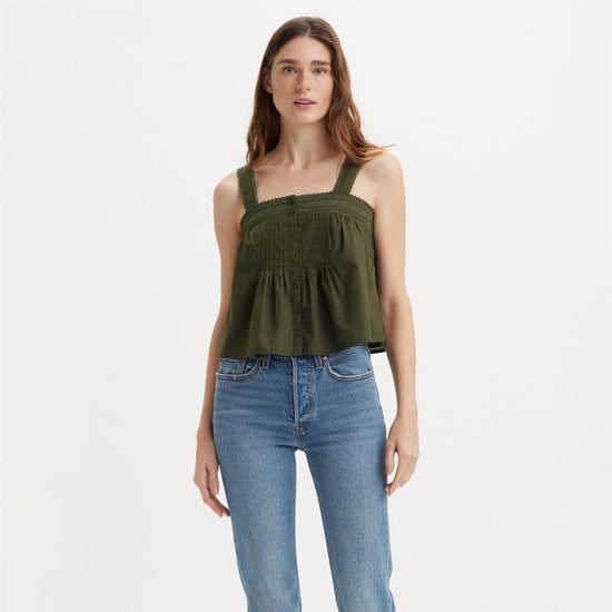 Women's Levis Cici Square Neck Camisole Tank in Deep Depths - Image 2