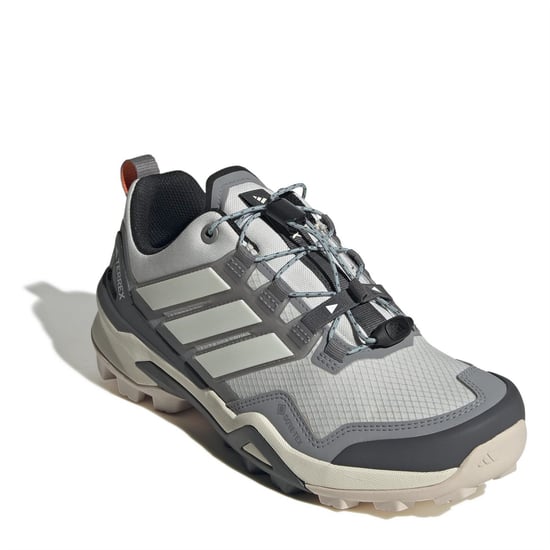 Women's adidas Skychaser Hiking Closed Toe Walking Shoes in Grey/White/Grey - Image 3