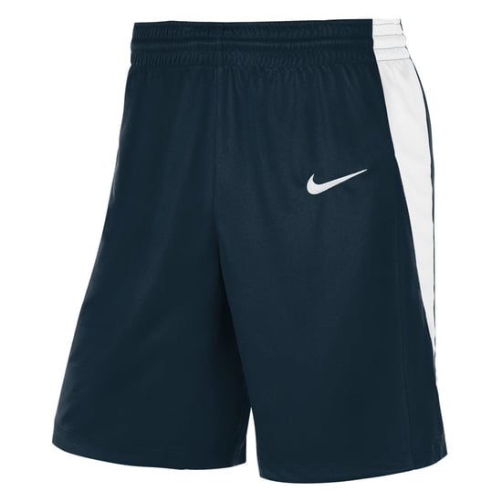 Men's Nike Basketball Solid Patterned Shorts in Obsidian/White - Image 1