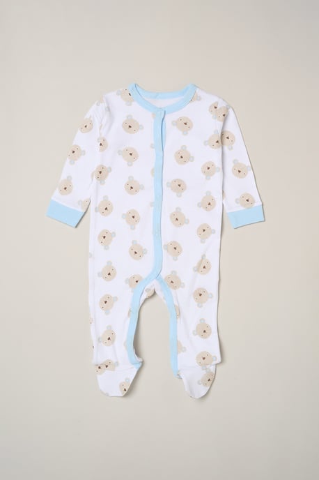 5-Piece Bear Print All in One Baby Gift Set - Image 2