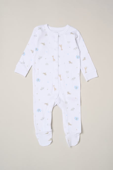 5-Piece Animal Rainbow Print All in One Baby Gift Set - Image 2