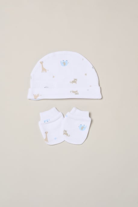 5-Piece Animal Rainbow Print All in One Baby Gift Set - Image 6