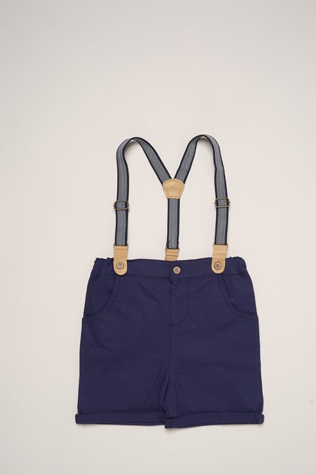 Mock Shirt Bodysuit, Shorts and Bowtie Outfit Set - Image 5