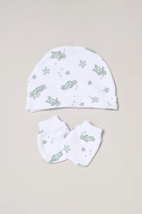 5-Piece Turtle Print All in One Baby Gift Set - Image 5