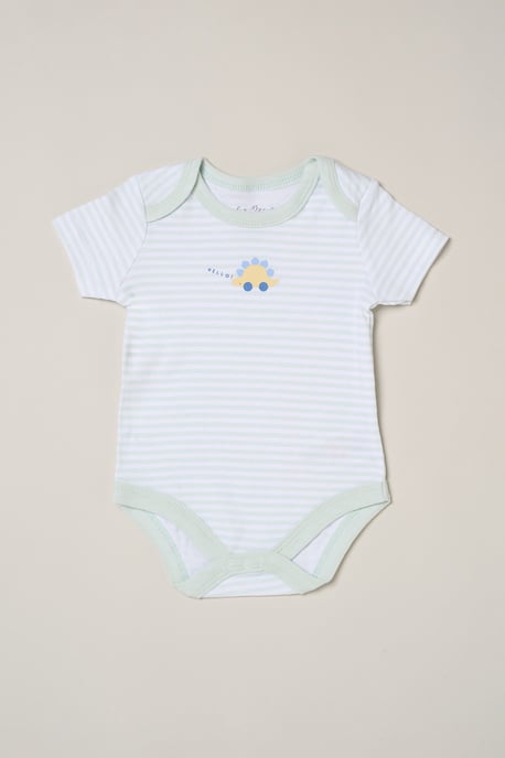5-Piece Dinosaur Print All in One Baby Gift Set - Image 3