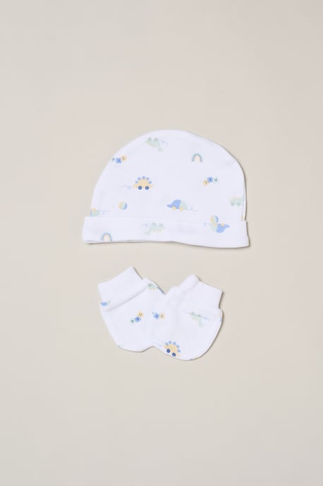 5-Piece Dinosaur Print All in One Baby Gift Set - Image 6