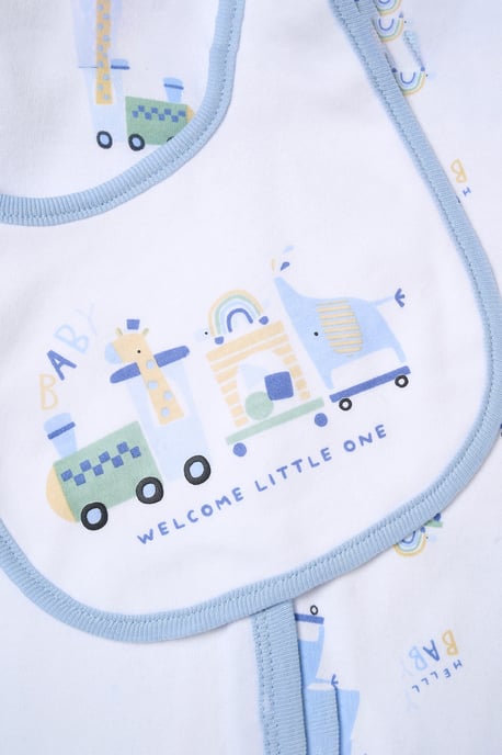 5-Piece Hello Baby Print All in One Baby Gift Set - Image 4