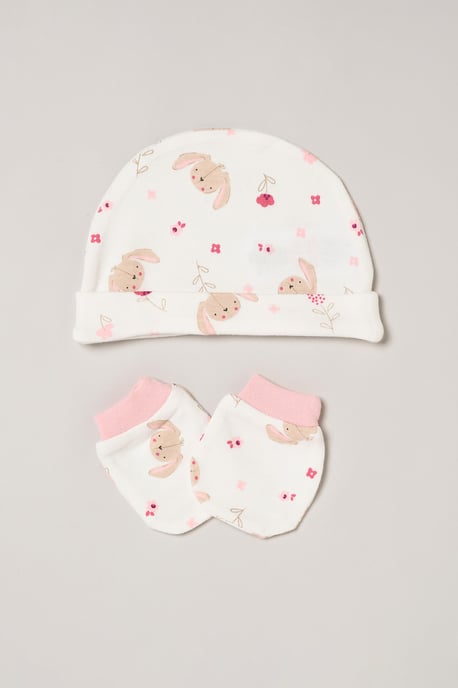 5-Piece Bunny Print All in One Baby Gift Set - Image 5