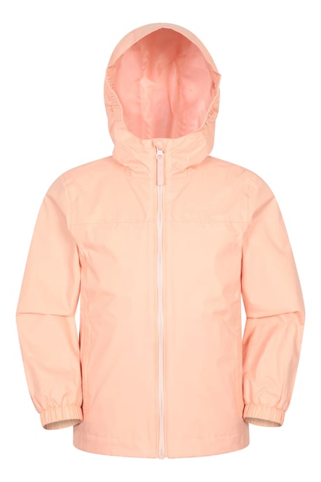 'Torrent' Kids Waterproof Jacket with Taped Seams Rain Coat Pink - Image 1