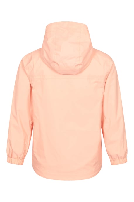 'Torrent' Kids Waterproof Jacket with Taped Seams Rain Coat Pink - Image 3