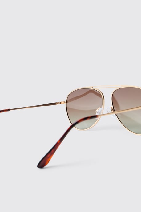 Tinted Aviator Sunglasses - Image 4