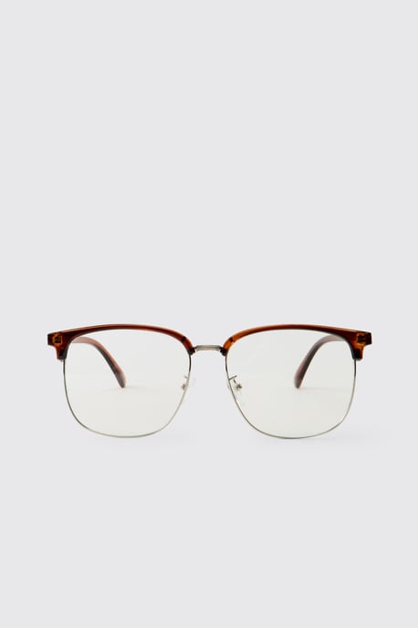 Clear Frame Clubmaster Sunglasses - Image 2