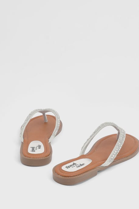 Good For The Sole: Diamante Comfort Flip Flops - Image 3