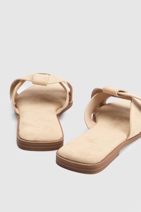 Good For The Sole: Farah Faux Suede Comfort Sliders - Image 4