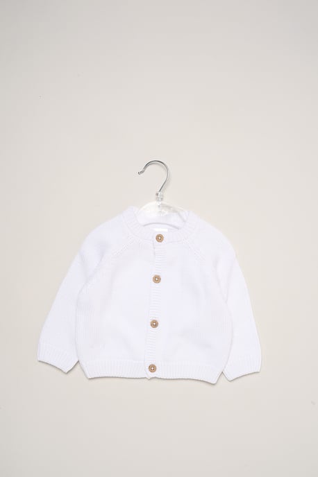 Little One Embroidered Knitted Cardigan - Image 4