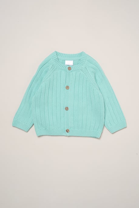 Hello World Embroidered Knitted Cardigan - Image 2