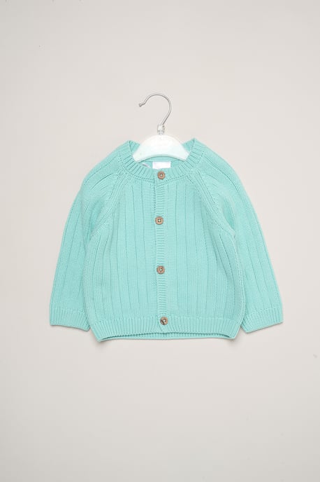 Hello World Embroidered Knitted Cardigan - Image 4