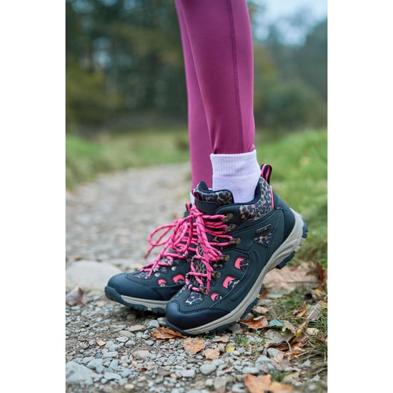Mountain Warehouse Adventurer Waterdichte Sneeuwlaarzen met opdruk voor kinderen/Kinderen (Helder Roze) - Image 1