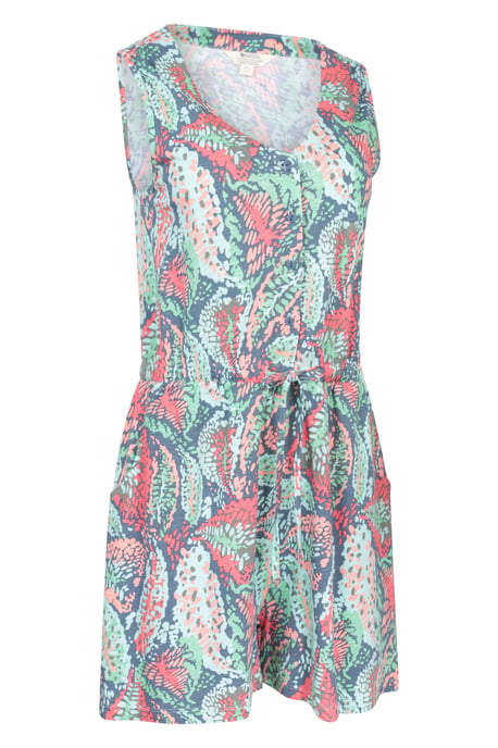 'Bahamas' Women's Playsuit with Adjustable Waistband Comfy Everyday Jumpsuit Multicolour - Image 3