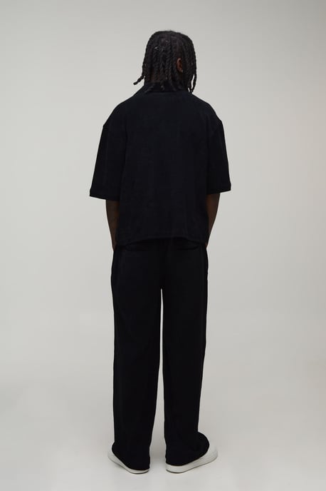 Oversized Boxy Towelling Shirt - Image 2