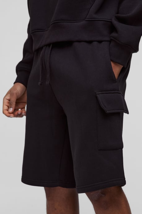 Tall Loose Fit Mid Length Cargo Shorts - Image 3