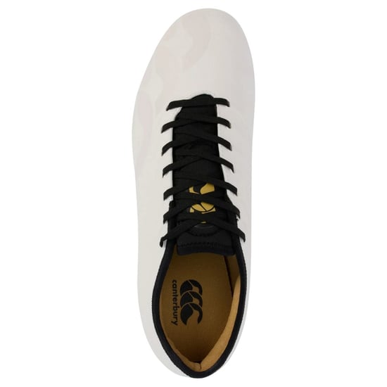 Canterbury Volwassen unisex Stampede Groundbreak Pro Soft Ground Rugbyschoenen (Wit, Zwart) - Image 3