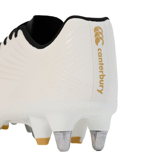 Canterbury Unisex Adult Stampede Groundbreak Team Stamped Soft Ground Football Boots (White) - Image 2