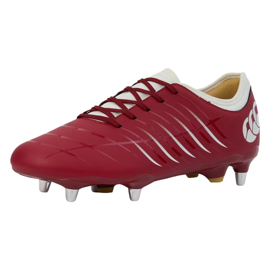 Canterbury Unisex Adult Phoenix 2.0 Team Synthetic Leather Soft Ground Rugby Boots (Tangerine Tango) - Image 3