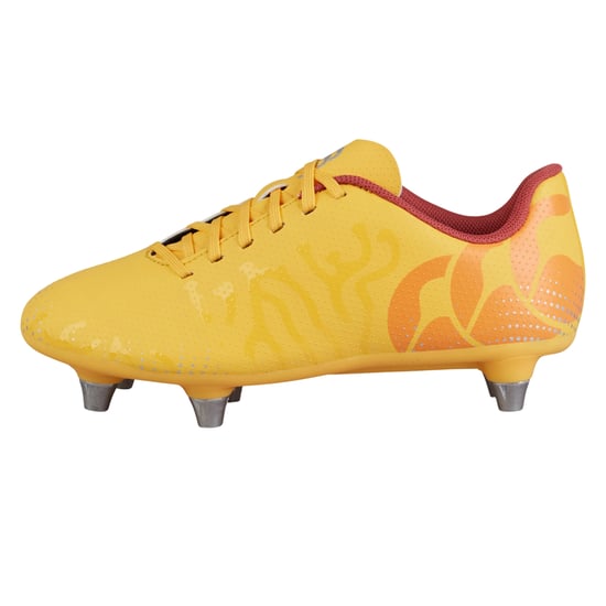 Canterbury Kinder Speed Infinite Team Soft Ground Rugbyschoenen (Ambergeel/Oranje verliefd/Marsrood) - Image 1