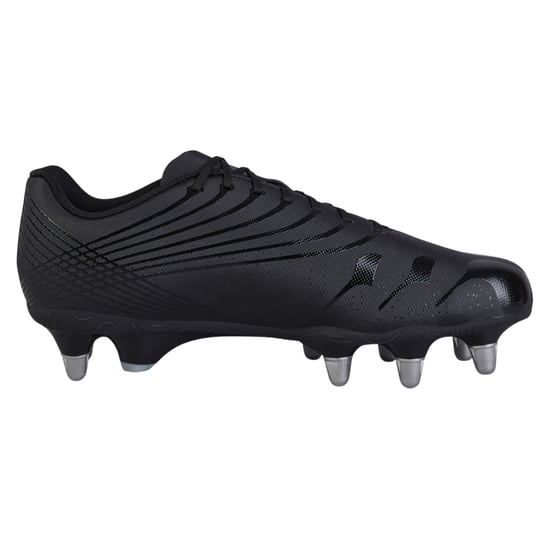 Canterbury Unisex Stampede Groundbreak Team Soft Ground Rugbyschoenen voor volwassenen (Zwart/Zilver) - Image 2
