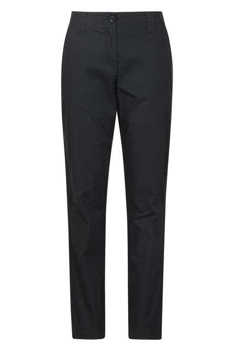 'Coastal' Women's Stretchy Trouser Soft Cotton Lightweight Breathable Pants Black - Image 5