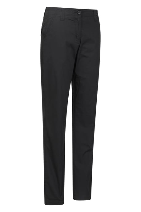 'Coastal' Women's Stretchy Trouser Soft Cotton Lightweight Breathable Pants Black - Image 6