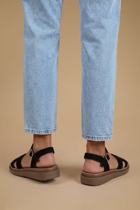Good For The Sole: Florinda Cross Strap Comfort Wedge Sandals - Image 2