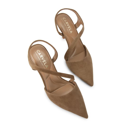 Carvela Suede Symmetry Court Heels - Image 2