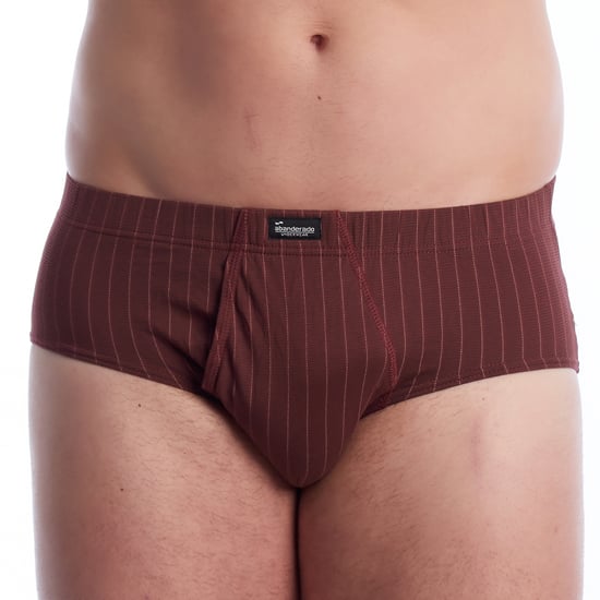 Pack of 3 Men's Essential Printed Briefs with Opening A0090 - Image 2