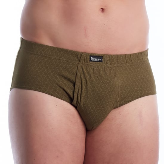 Pack of 3 Men's Essential Printed Briefs with Opening A0090 - Image 5