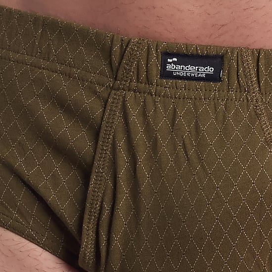 Pack of 3 Men's Essential Printed Briefs with Opening A0090 - Image 6