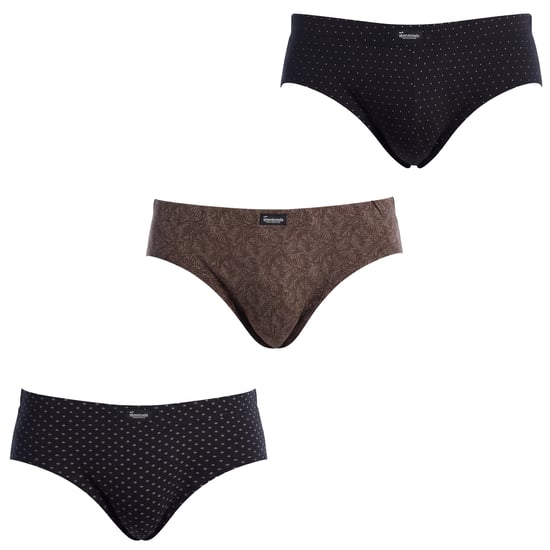 Pack-3 Men's Briefs Essential Prints A0080 - Image 1