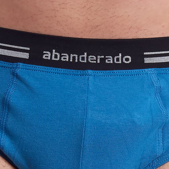 Men's Cotton Elastic Briefs with Extra Soft Waistband A077H - Image 2