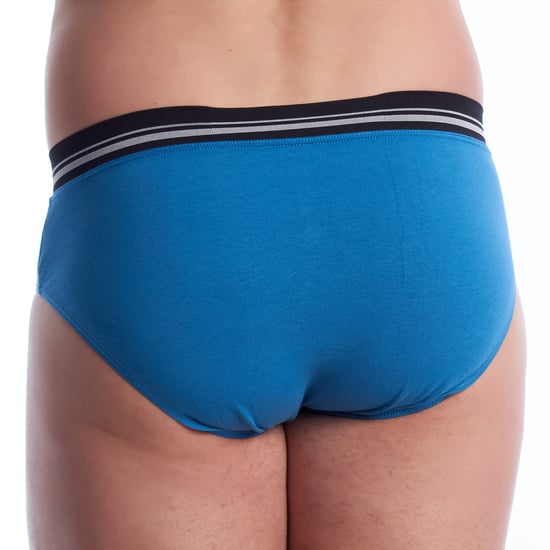 Men's Cotton Elastic Briefs with Extra Soft Waistband A077H - Image 3