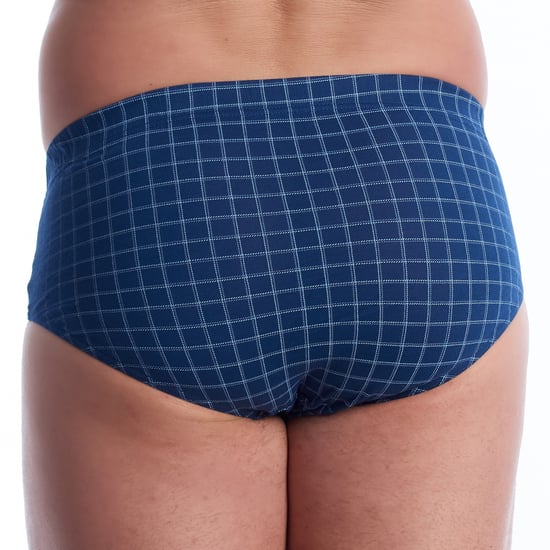 Pack of 3 Men's Essential Printed Briefs with Opening A0090 - Image 4
