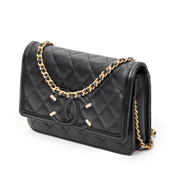 Filigree Wallet on Chain  Shoulder Bag - Image 2