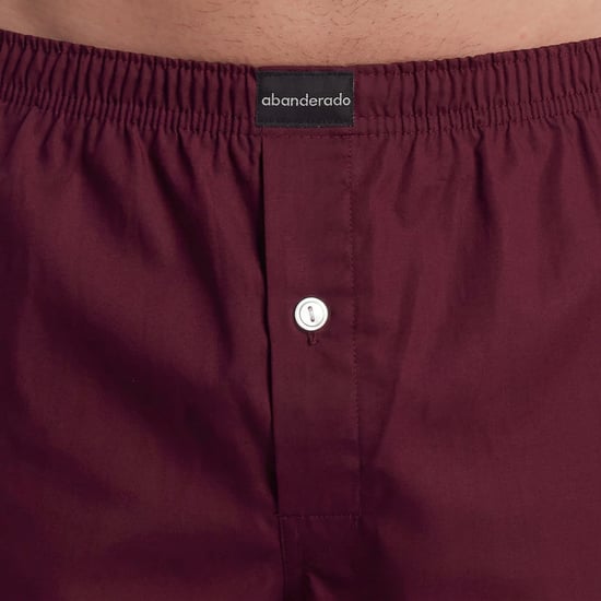 2-Pack Men's Essential Cotton Boxer Shorts with Opening AADXY - Image 3