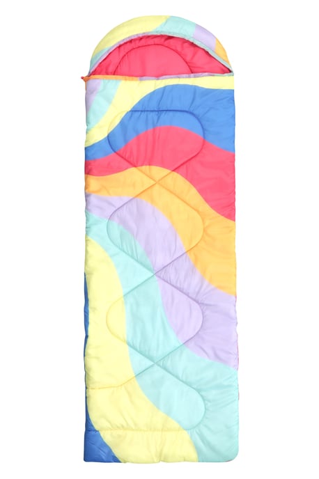 'Apex 250' Square Sleeping Bag Insulated Summer Camping Sack Bed Multicolour - Image 3