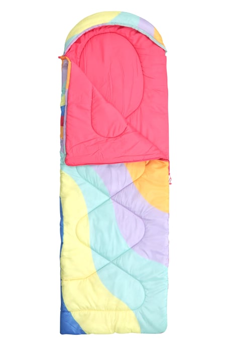 'Apex 250' Square Sleeping Bag Insulated Summer Camping Sack Bed Multicolour - Image 4