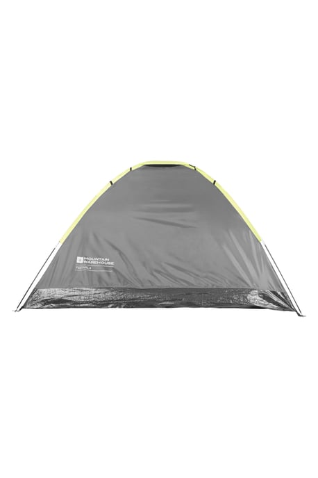 Festival Fun 4 Man Tent with Sewn In Groundsheet Water Resistant Camping Accessory Grey - Image 5