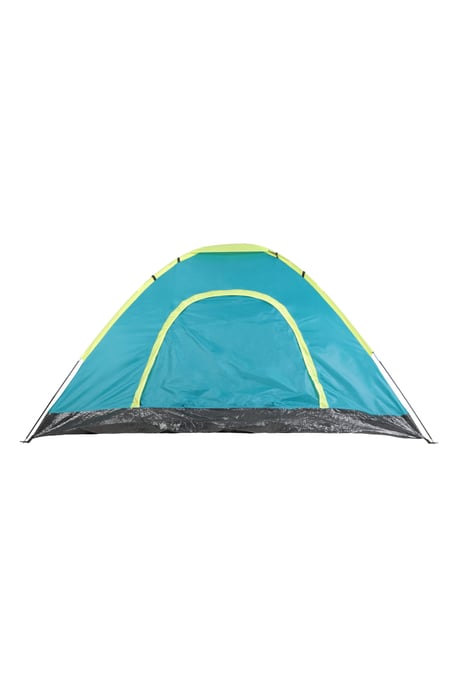 Festival Fun 4 Man Tent with Sewn In Groundsheet Water Resistant Camping Accessory Light Blue - Image 4